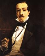 Pierre Puvis de Chavannes Thommas - Alfred Jones, Member of Stockbrokerage House France oil painting artist